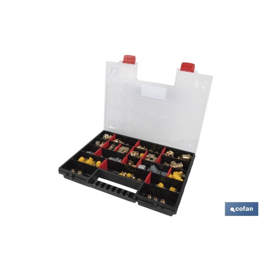 MALETIN RACORES METÁLICOS RAUFOSS 90 pcs