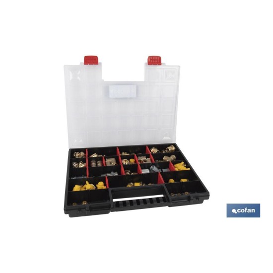 MALETIN RACORES METÁLICOS RAUFOSS 90 pcs