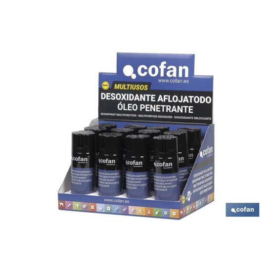 EXPOSITOR AFLOJATODO 400ML. 12 UNDS.