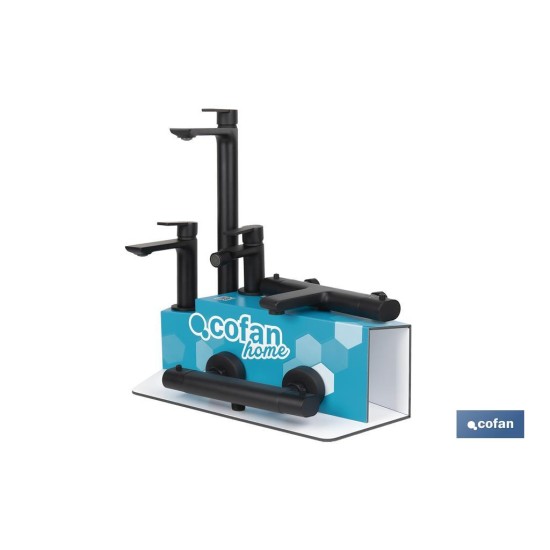 KIT DE GRIFERIA + EXPOSITOR MODELO KERCH