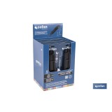 EXPOSITOR DE CÚTER ANTIDESLIZANTE HEAVY DUTY 25 MM 12 UDS.