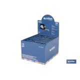 EXPOSITOR DE FLEXÓMETROS ANTIDESLIZANTES 16 MM X 3 M 12 UDS.