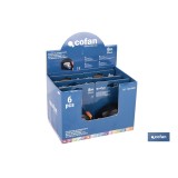 EXPOSITOR DE FLEXÓMETROS ANTIDESLIZANTES 25 MM X 8 M 6 UDS.