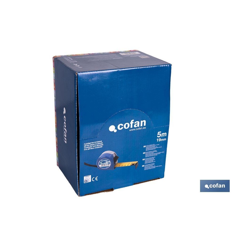 EXPOSITOR FLEXÓMETRO ESTÁNDAR 19 MM X 5 M 12 UDS.