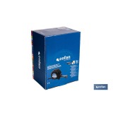 EXPOSITOR FLEXÓMETRO HOJA NEGRA DOBLE CARA 16 MM X 3 M 12 UDS.