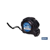 EXPOSITOR FLEXÓMETRO HOJA NEGRA DOBLE CARA 19 MM X 3 M 12 UDS.