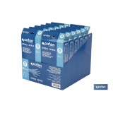 EXPOSITOR CAJA 30 UNDS. GUANTES NITRILO T-S