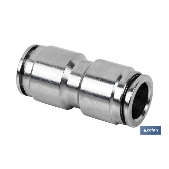 EMPALME RAPIDO METALICO RECTO T-6 Venta unitaria