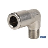 CONEXION CODO  TUBO 12mm. ROSCA 1/4