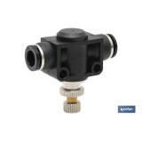 REGULADOR DE FLUJO UNIDIRECCIONAL EN LINEA TUBO-TUBO D-8