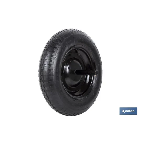 Comprar RUEDA CARRETILLA OBRA NEUMATICA C/V Cofan | almacendeferreteriacor.es