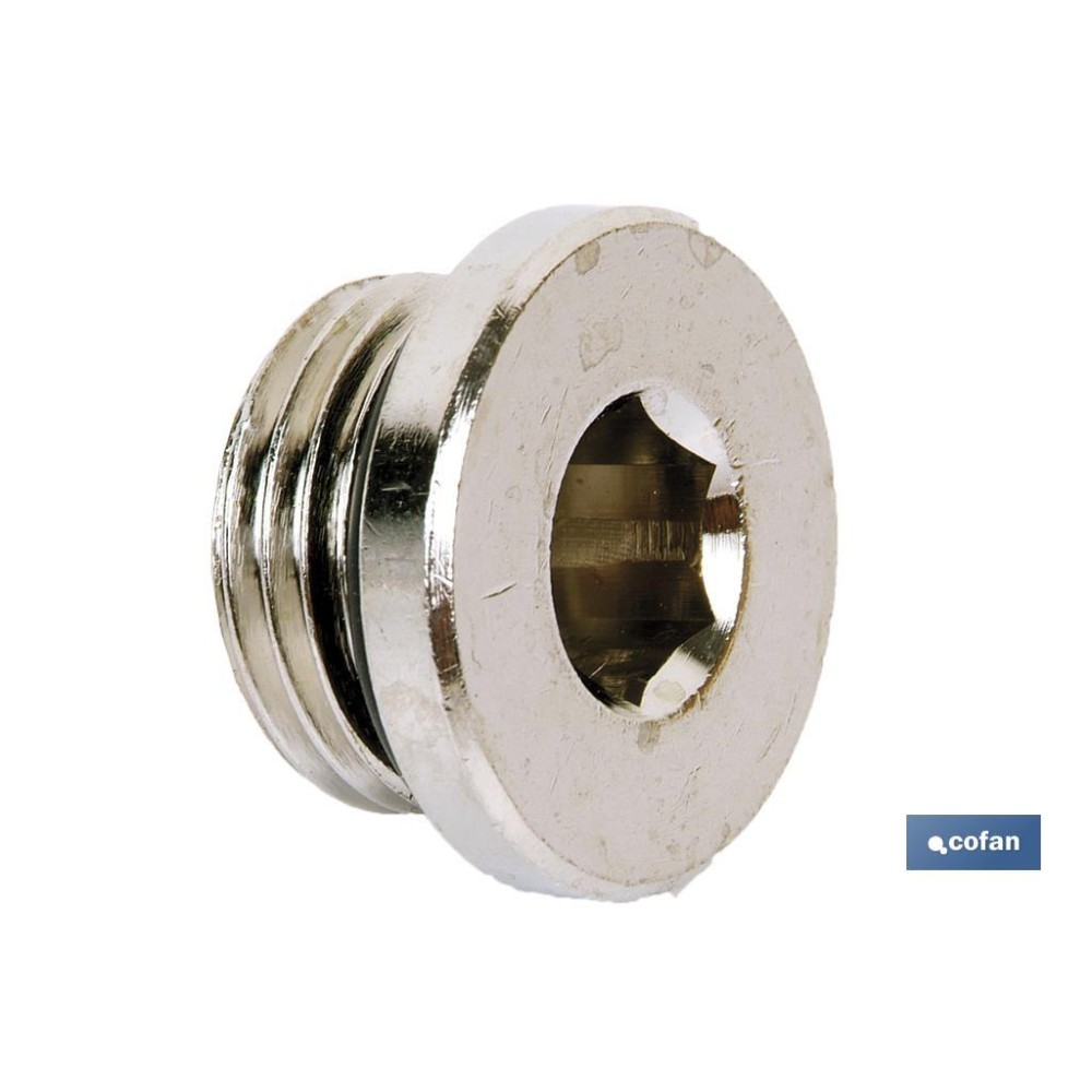 TAPON ALLEN ROSCA MACHO CON TORICA R-1/4 Venta unitaria
