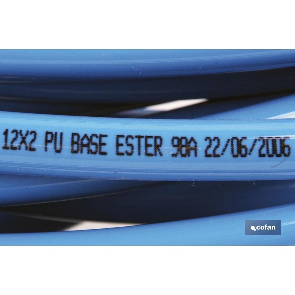 CAJA 25MT TUBO POLIURETANO AZUL 3X5