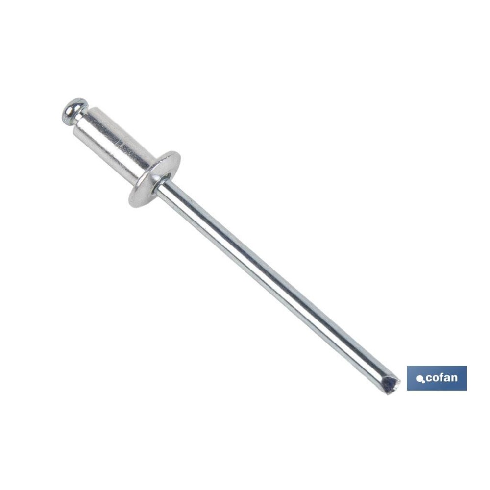 REMACHE ALUMINIO NORMAL 6 X 10 MM
