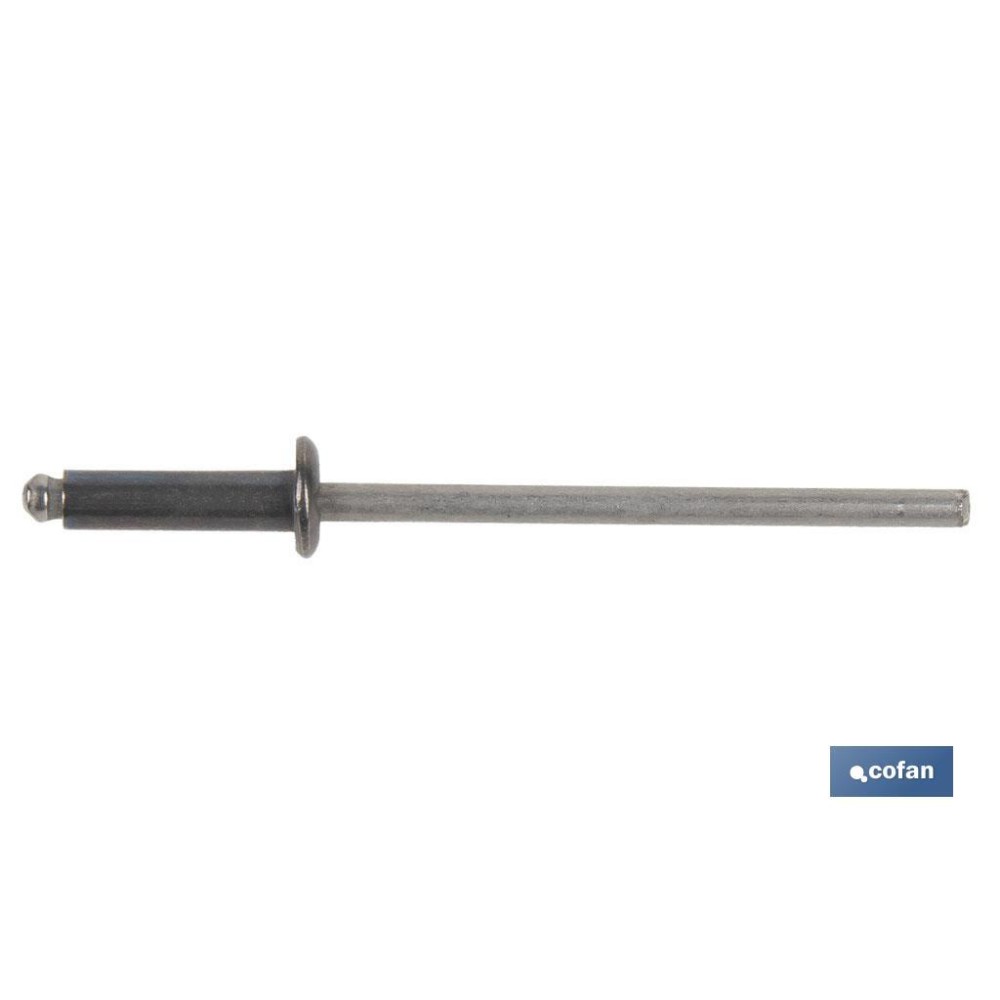 REMACHE ACERO INOX. A-2  3.2 X 8 MM
