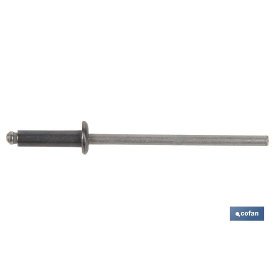 REMACHE ACERO INOX. A-2  4 X 8 MM
