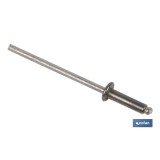 REMACHE ACERO INOX A-2  6 X 15 MM