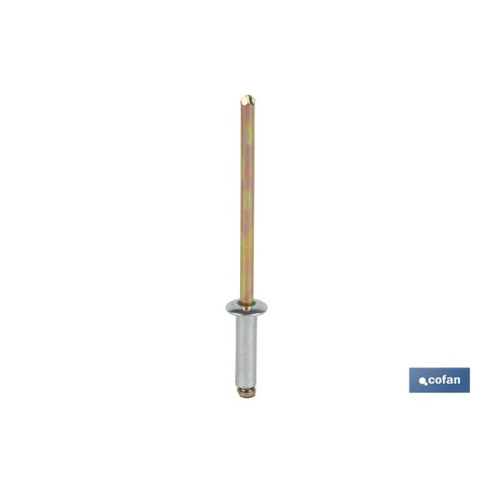 REMACHE ACERO  4 X 8 MM