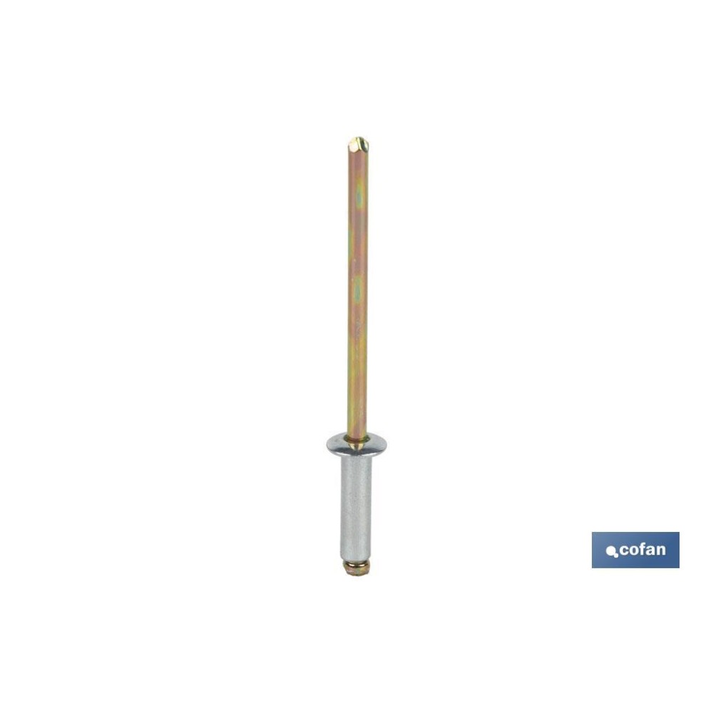 REMACHE ACERO  4 X 8 MM