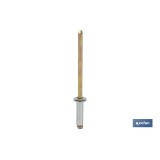 REMACHE ACERO  4 X 8 MM
