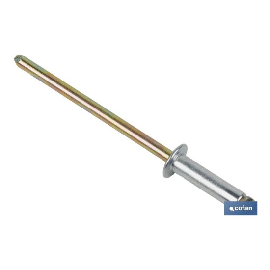 REMACHE ACERO  4 X 12 MM