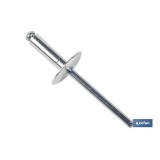 REMACHE ALUMINIO ALA ANCHA D-16  4,8 X 16 MM
