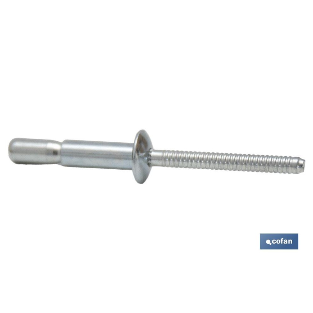 REMACHE ACERO ESTRUCTURAL 6,4 X 14 MM