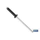 REMACHE ALUMINIO NORMAL NEGRO 4 X 18 MM