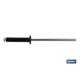 REMACHE ALUMINIO NORMAL NEGRO 4.8 X 30 MM