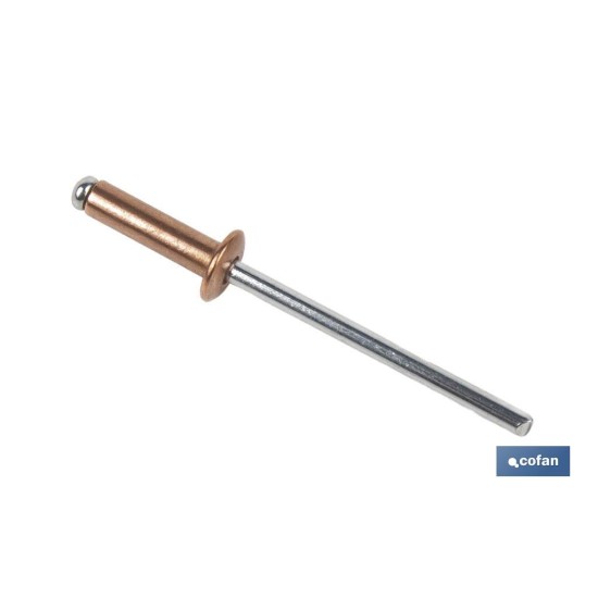 REMACHE COBRE ACERO 4 X 14 MM