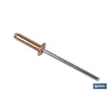 REMACHE COBRE ACERO 4,8 X 14 MM