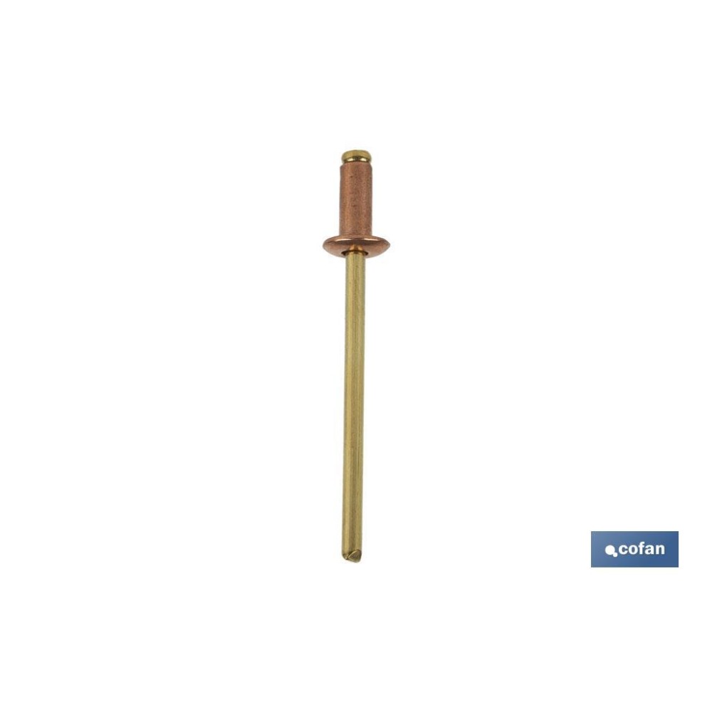 REMACHE COBRE-BRONCE 4 X 8 MM