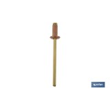 REMACHE COBRE-BRONCE 4 X 8 MM