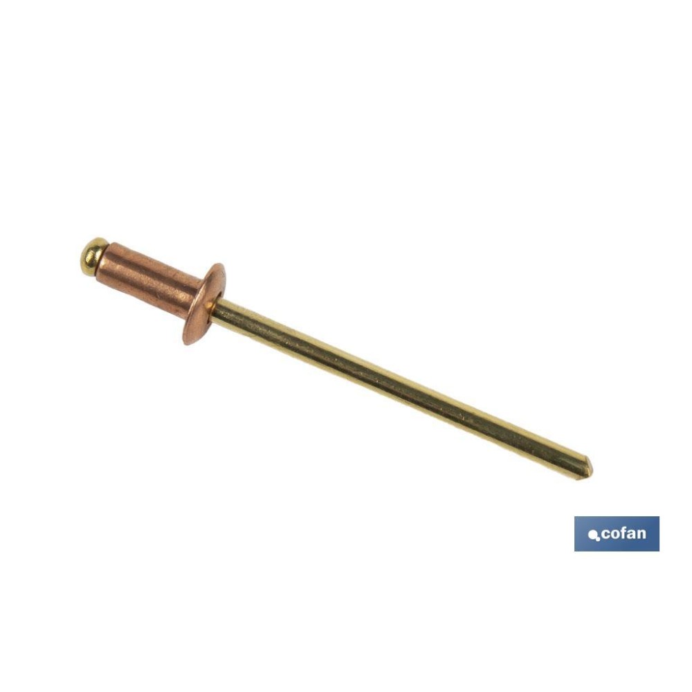 REMACHE COBRE-BRONCE 4 X 10 MM