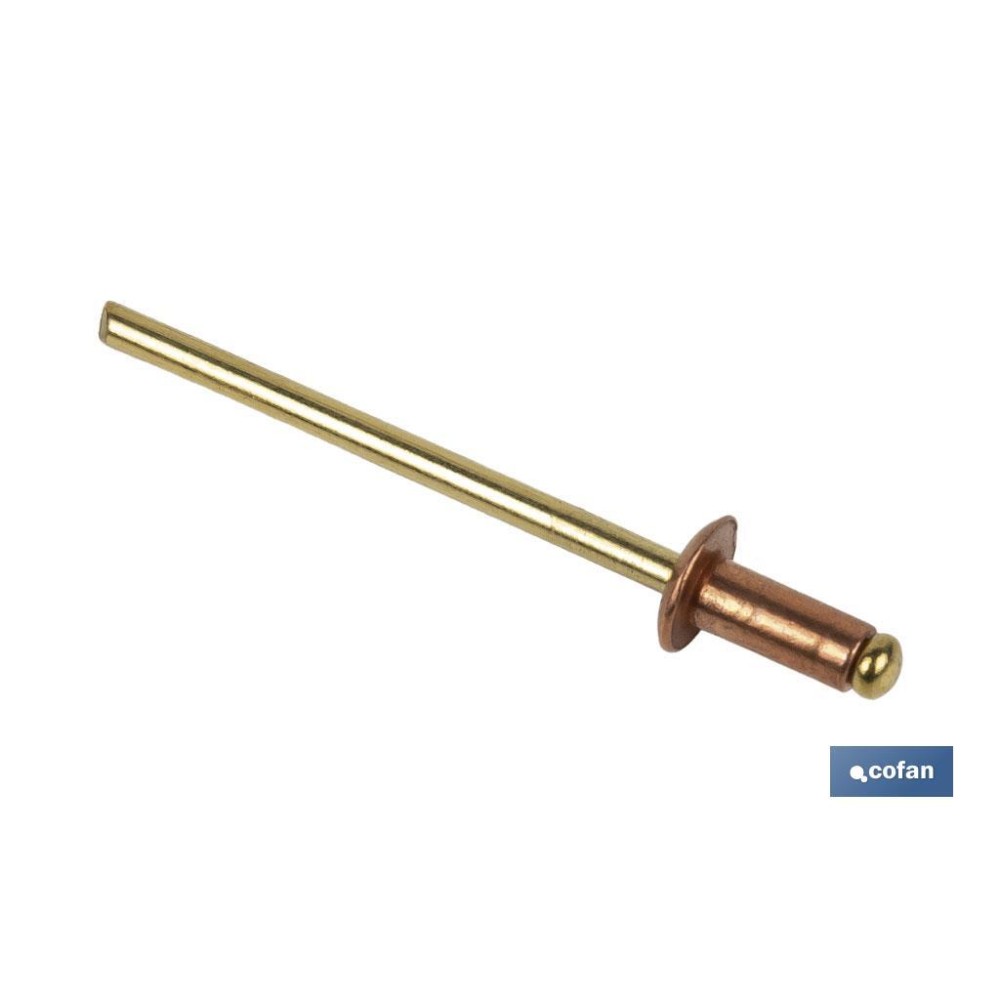 REMACHE COBRE-BRONCE 4 X 10 MM