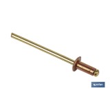 REMACHE COBRE-BRONCE 4 X 12 MM