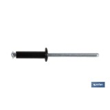 REMACHE DE FLOR NEGRO 4 X 16 MM