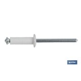REMACHE DE FLOR BLANCO 4 X 20 MM