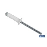 REMACHE DE FLOR BLANCO 4 X 20 MM