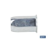 TUERCAS REMACHABLES HEXAGONAL CABEZA REDUCIDA ACERO M6