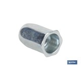 TUERCAS REMACHABLES HEXAGONAL CABEZA REDUCIDA ACERO M10