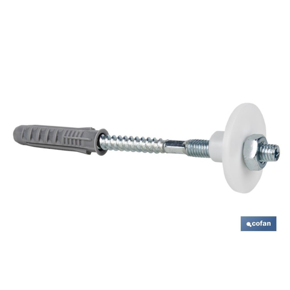 SET DE 2 PCS. PARA LAVABO 10 X 120 MM TUERCA DE HIERRO