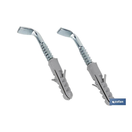 SET DE 2 PCS. TACO Y ALCAYATA PARA TERMO Y CALENTADOR 8 X 65 MM