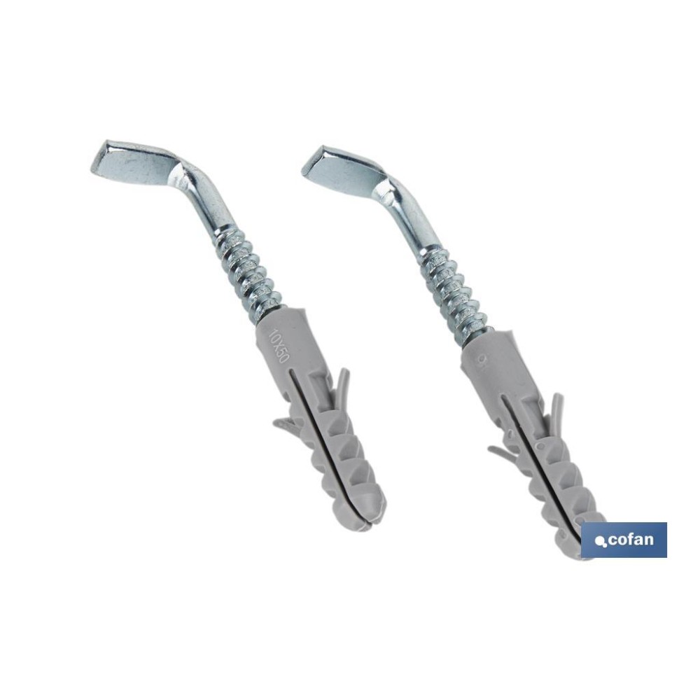 SET DE 2 PCS. TACO Y ALCAYATA PARA TERMO Y CALENTADOR 10 X 75 MM