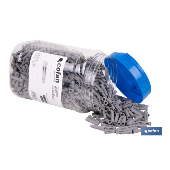 TACO NYLON PA-6 M-6X30 BOTE DE 1.000 UDS.