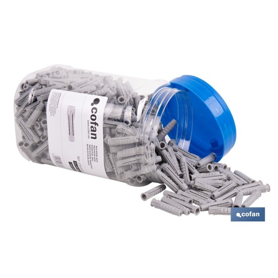 TACO NYLON PA-6 M-8X40 BOTE DE 500 UDS.