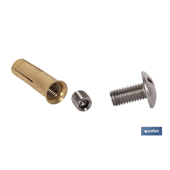 KIT DE ANCLAJE COBERTOR PISCINAS (3 PIEZAS)