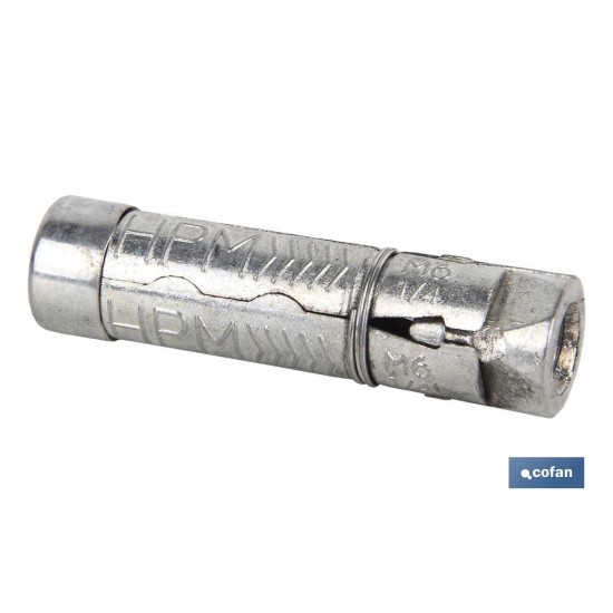 CUERPO ANCLAJE ZAMAK HPM M-6x45 Venta unitaria