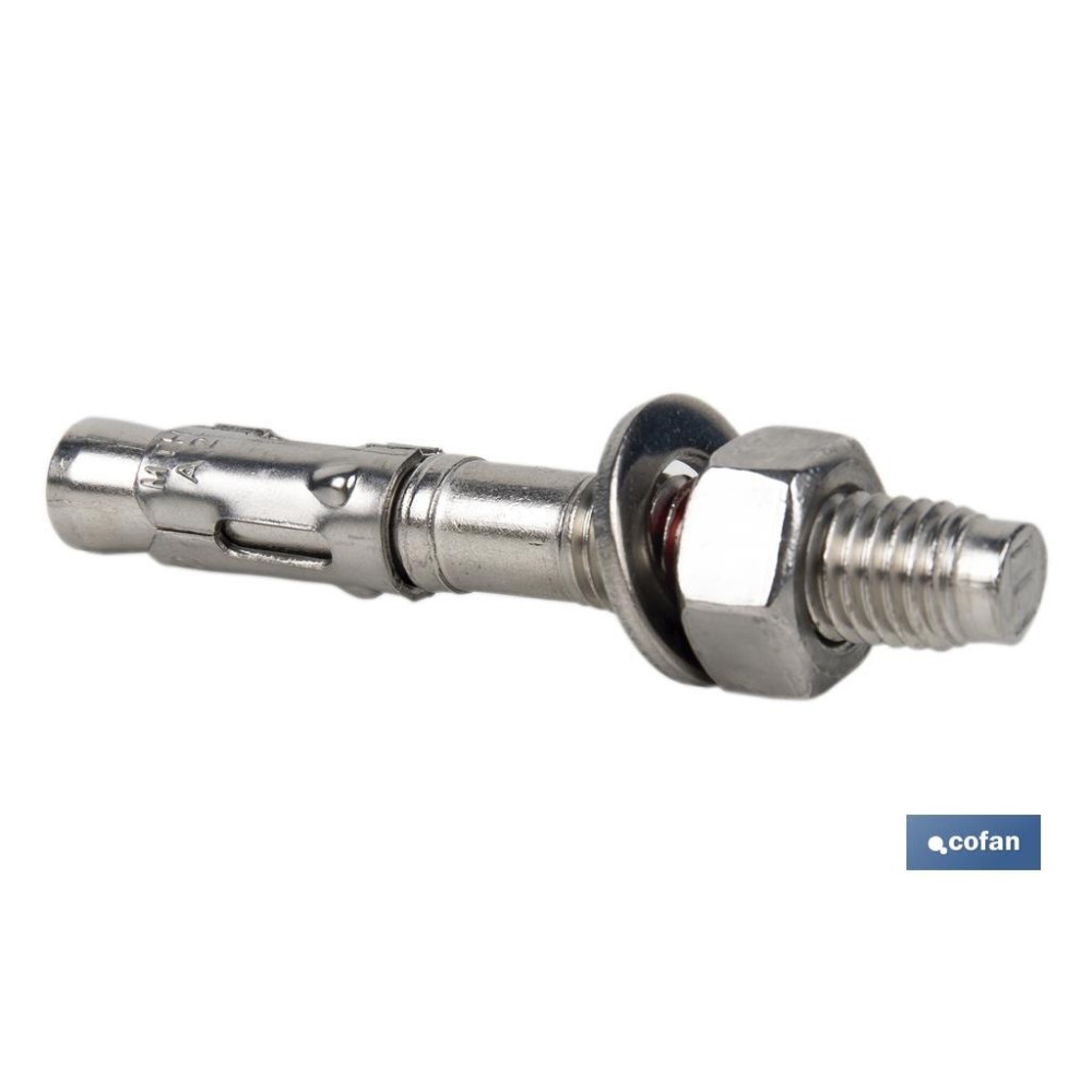TACO ANCLAJE MTC  M 6x140  INOX Venta unitaria