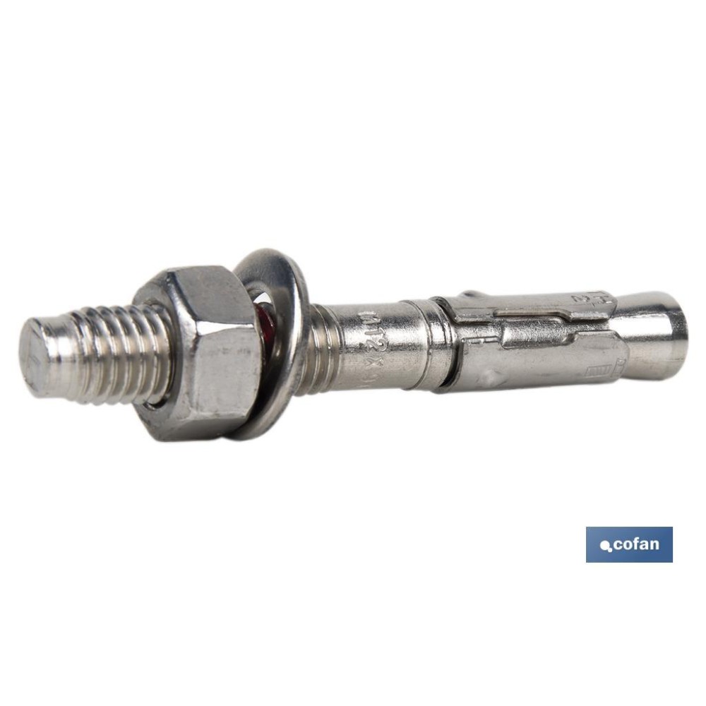 TACO ANCLAJE MTC  M 6x80  INOX Venta unitaria